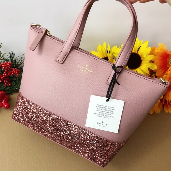 🌟NWT Kate Spade Ina Greta Court Glitter Satchel - Picture 7 of 8